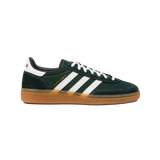 Adidas Handball Spezial Sporty & Rich Dark Green – retro Adidas sneakers, Sporty & Rich collaboration, dark green suede upper, vintage handball-inspired design