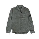 C.P. COMPANY Shirt Longsleeve Gabardine Green