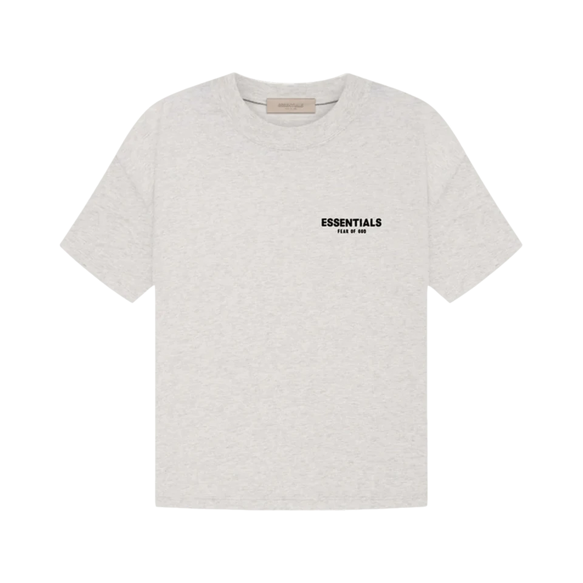 Fear of God Essentials T-shirt Light Oatmeal – unisex light oatmeal t-shirt, casual streetwear, premium cotton fabric, minimalist design, comfortable fit