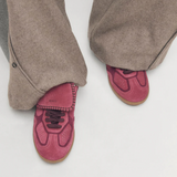 ALOHAS Tb.490 Club Suede Raspberry Leather