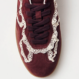 ALOHAS Tb.490 Crochet Burgundy Leather