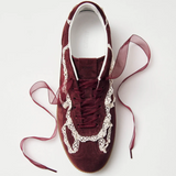 ALOHAS Tb.490 Crochet Burgundy Leather