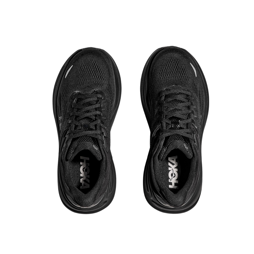 HOKA Bondi 9 Men’s Running Shoes in Black/Black