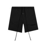 Fear of God Essentials Sweatshort Stretch Limo SS22 – unisex casual sweatshorts, Stretch Limo dark gray color, SS22 collection, comfortable cotton blend, streetwear shorts