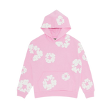 Denim Tears The Cotton Wreath Sweatshirt Pink – limited edition streetwear sweatshirt, Denim Tears brand, pink cotton blend pullover, graphic design with cotton wreath motif
