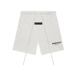 Essentials Sweatshort Light Oatmeal – unisex casual sweatshorts, light oatmeal color, comfortable cotton blend, streetwear shorts, relaxed fit