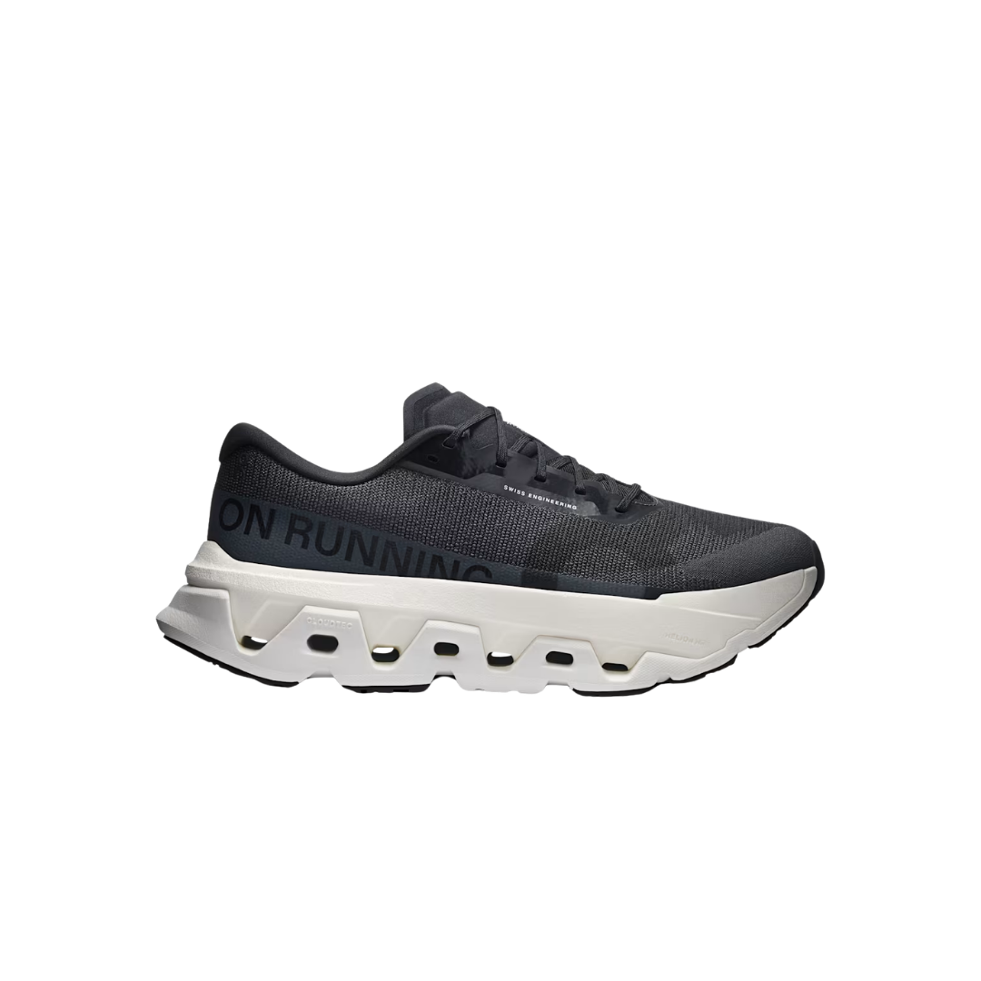 On Cloudmonster 3 Hyper W running shoe in Black and Ivory