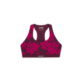 Bandit W Cadence Printed Scoopneck Run Bra Printed Fig/Berry