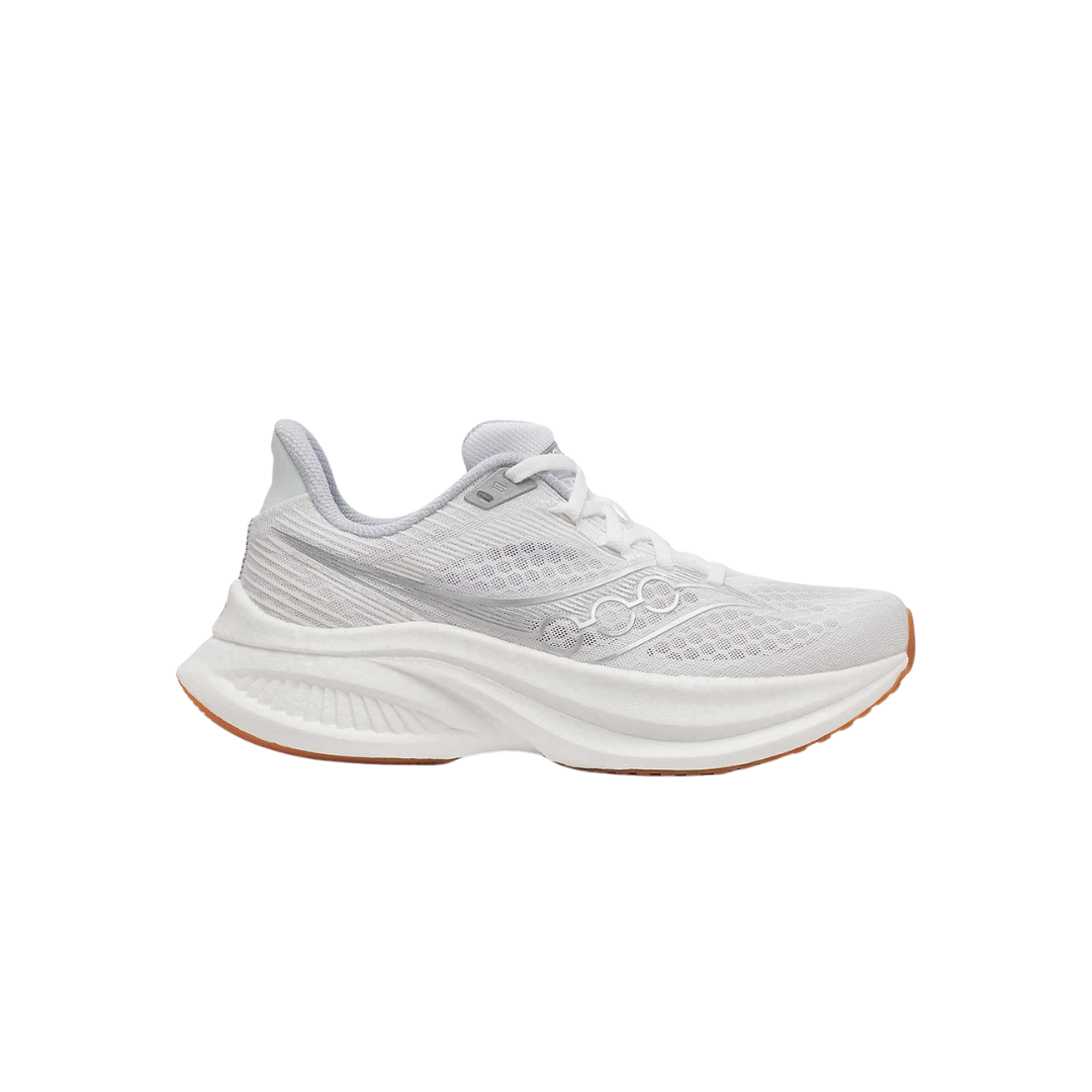Saucony Endorphin Speed 5 W in White | Gum running shoes
