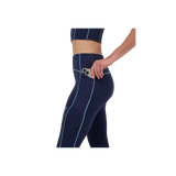 Bandit W Stamina HW Compression Tight with Merrow Edge Ny Navy/Vintage Blue