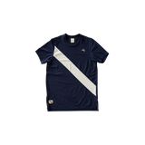 Tracksmith M Van Cortlandt Tee - Navy / Ivory
