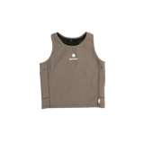 Saysky W Combat Rib Crop Top - Taupe