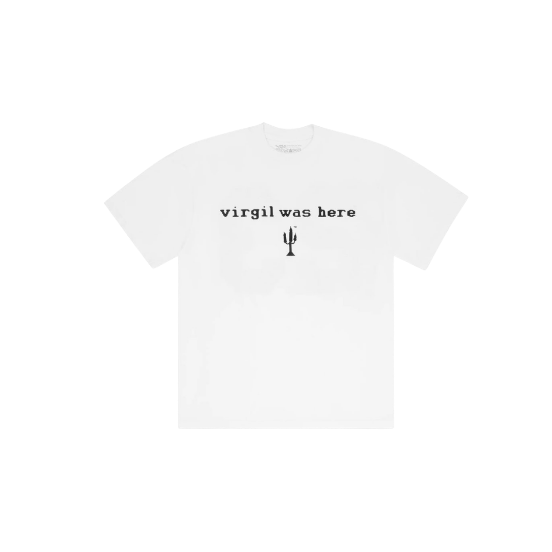CPFM Virgil Was Here T-Shirt in White with Tribute Graphic