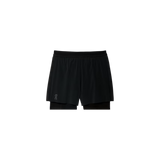 On Running 5 Performance 2/1 Shorts M - Black