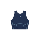 Bandit W Stamina Crop with Merrow Edge Navy / Vintage Blue