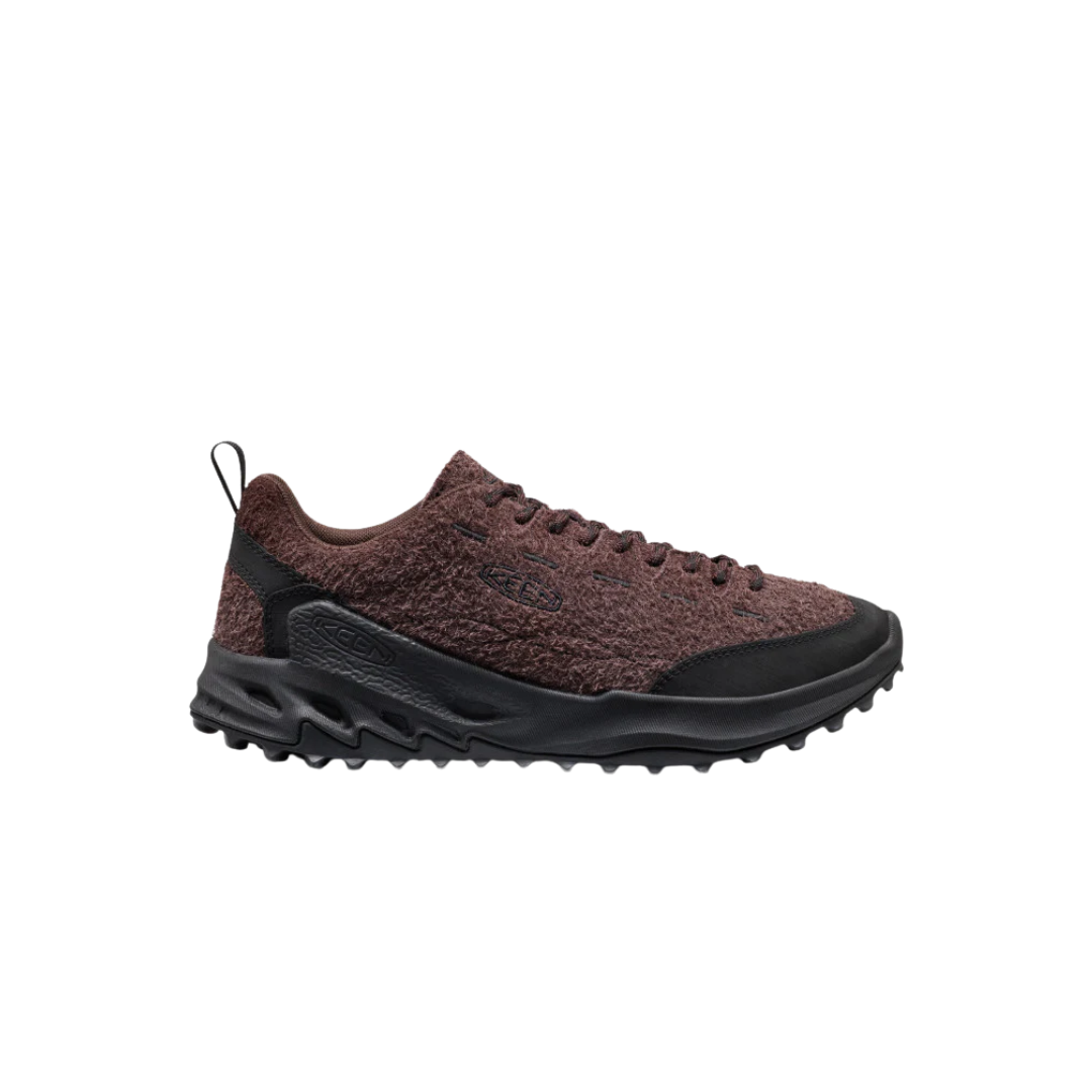 KEEN Men's Jasper Zionic Sneakers in Java and Black Suede