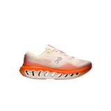 On Running Cloudsurfer 3 W in Moonstone/Flame with Surreal™ cushioning and warp-knit upper