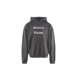 District Vision California Cotton Hoodie - Black/Wordmark