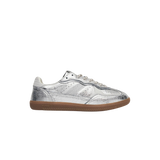 ALOHAS Tb.490 Shimmer Recycled Silver Cream Leather Sneakers