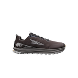 Altra M Lone Peak 9+ trail shoes in Chocolate Torte Silver Dark Gull Gray with Vibram Megagrip outsole