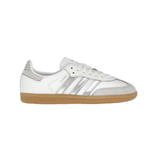 Adidas Samba OG White Silver Metallic Grey