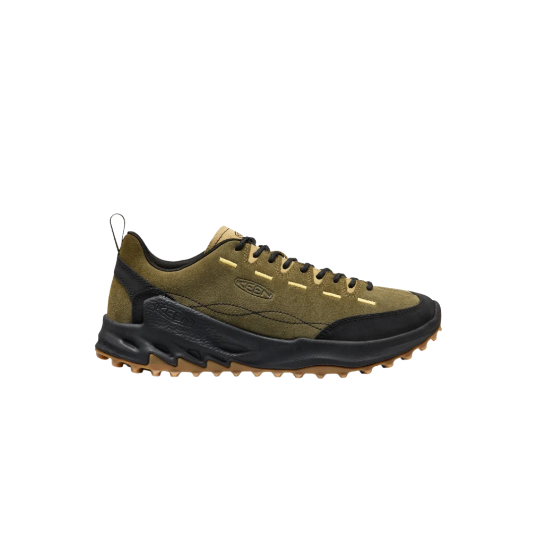 KEEN Men's Jasper Zionic Sneakers in Dark Olive and Khaki