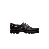 Timberland Authentic Boat Shoe Black Full Grain W MD Brown