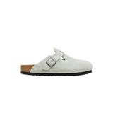 Birkenstock Boston Soft Footbed Suede Leather - Pure Sage