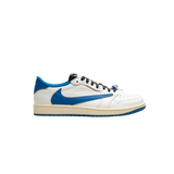 Air Jordan 1 Retro Low OG SP Fragment x Travis Scott Sail Military Blue