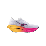 Mizuno Wave Rebellion Pro 3 in White | Pink Tetra | Tang Orange