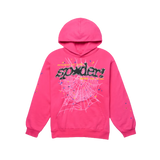 Sp5der Web Hoodie Magenta