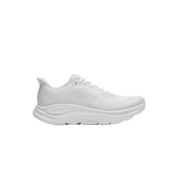 HOKA M Clifton 11 daily running shoe in White with mesh upper