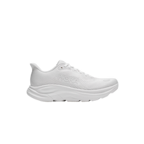 HOKA M Clifton 11 daily running shoe in White with mesh upper