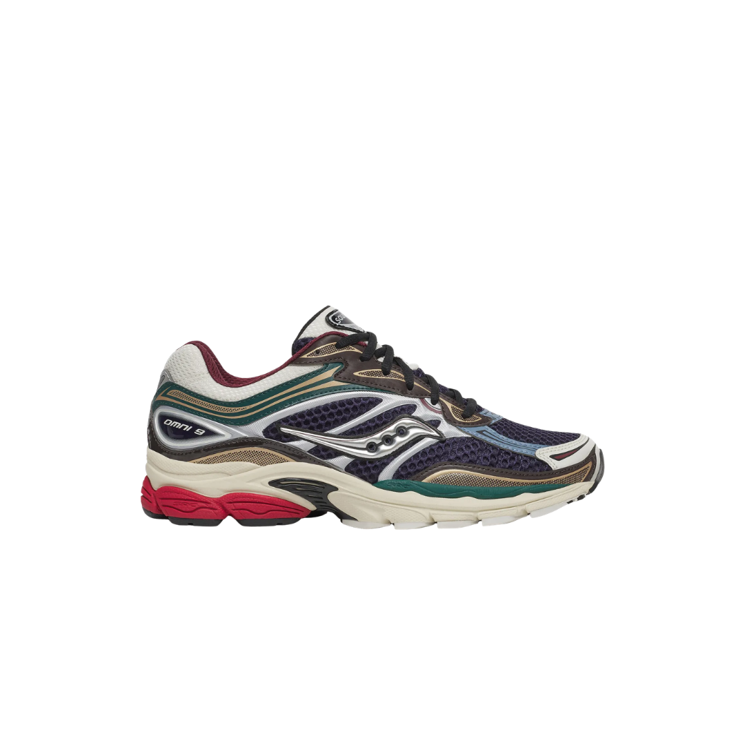 Saucony ProGrid Omni 9 Sneakers in Naval and Multi