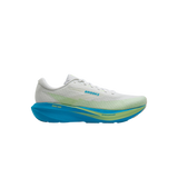 Brooks Men's Ghost Amp - White/Blue/Paradise