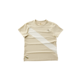 Tracksmith W Van Cortlandt Tee - Brown Rice/Ivory