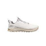 Altra W Lone Peak 9+ trail shoes in Perfectly Pale Pearl Bark with Vibram Megagrip outsole