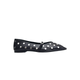 ALOHAS Sway All Studs Black Leather Ballet Flats – image 1 | COLLECT Barcelona