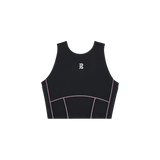 Bandit Stamina Crop with Merrow Edge Black / Mauve