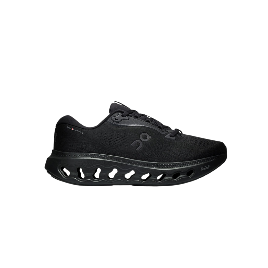 On Running Cloudsurfer 3 M in Black with engineered mesh upper and cushioned sole