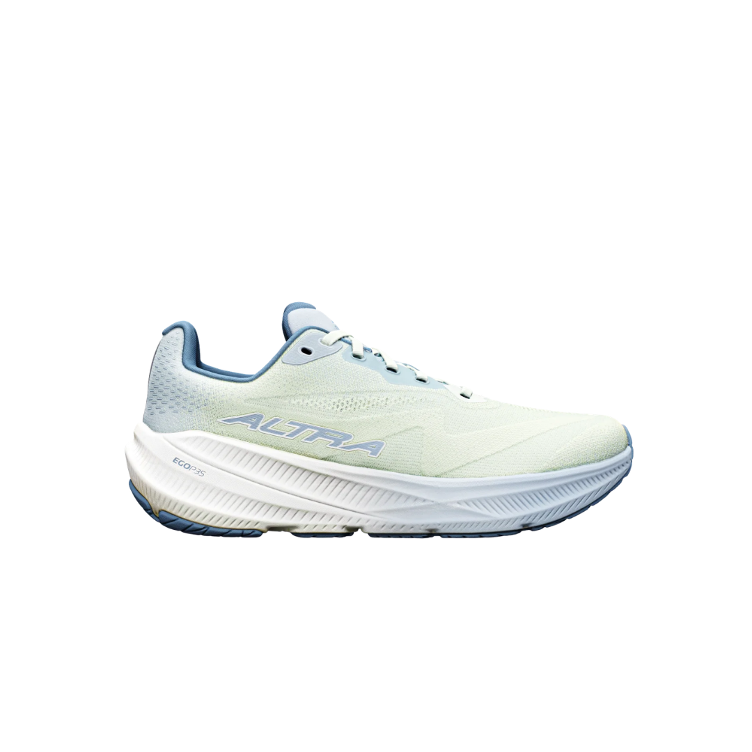 Altra W Experience Flow 3 running shoes in Ice Niagara Mist Windward Blue with mesh upper