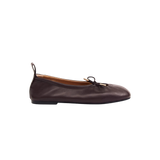 ALOHAS Rosalind Brown Leather Ballet Flats