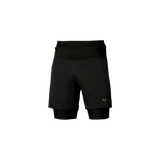 Mizuno Trail Multipocket 2-in-1 Short – Black