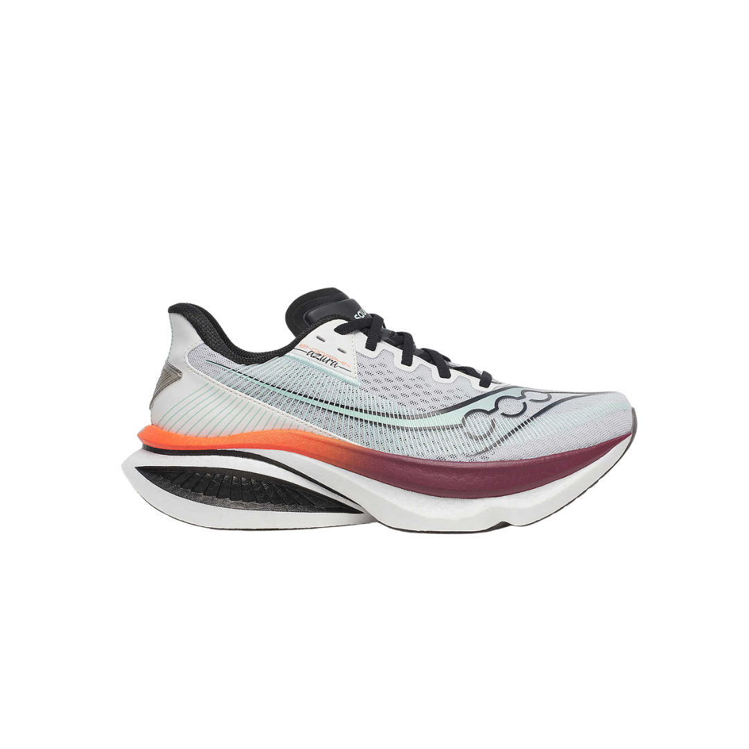 Saucony Endorphin Azura Men's Shoes - White/Crimson running shoes