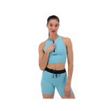 Bandit W Gridlock VNeck Crop Vintage Blue