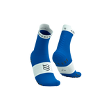 Compressport Pro Racing Socks v4.0 Run High - Princess Blue/White