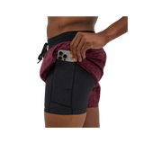 Bandit M Vento Men's 5" Training Short (Heat-Embossed) Fig/Black