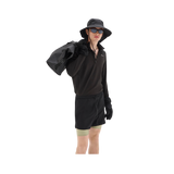 District Vision Layered Pocketed Trail Shorts - Black/Ash