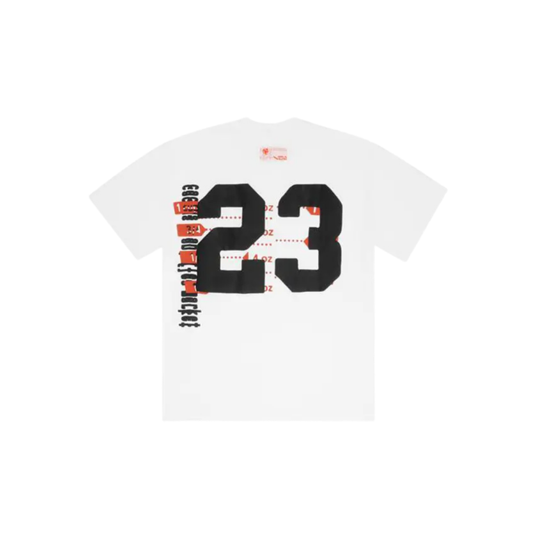 CPFM Virgil Was Here T-Shirt in White with Tribute Graphic