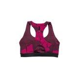 Bandit W Cadence Printed Scoopneck Run Bra Printed Fig/Berry
